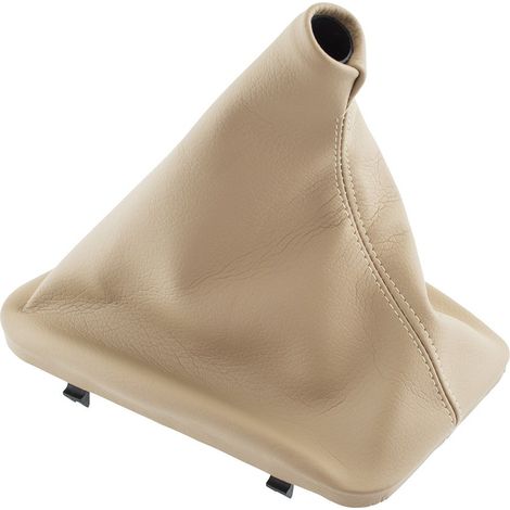 Funda de palanca de cambios BEIGE + marco para BMW Serie 3 E46 98-05 (1/5)