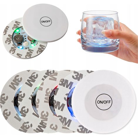 Satz mit 5 LED-beleuchteten Drucktasten