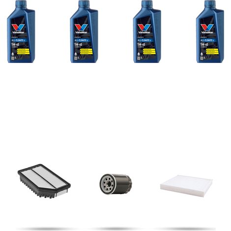 Kit tagliando 3 FILTRI e 4L OLIO compatibile con Hyundai Ix35 2.0 110kw dal 2013 (1/5)