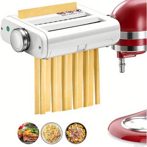 Robot da cucina compatibile con KitchenAid/Cuisinart/ZACME, 3 in 1 per pasta e maccheroni.