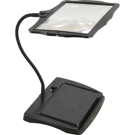 Loupe de lecture lumineuse grossissement 3X 48 LED rechargeable (1/5)