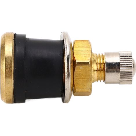 20 valves de jante tubeless pour camionnettes, remorques et camping-cars, tige en cuivre 1‑1/8 po, alésage 0,625 po, performances fiables, lot de 20 (1/5)