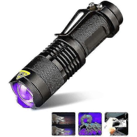 Lampe torche UV pour la détection des champignons cutanés avec la technologie de la lampe de Wood (1/3)