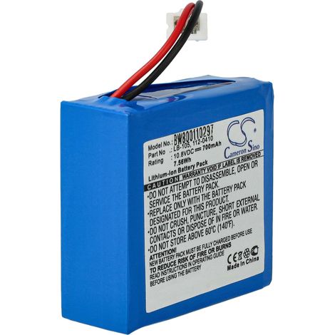 vhbw Akku Ersatz für SafeScan 112-0410, LB-105 für Barcodescanner POS (700mAh, 10,8V, Li-Ion) (1/4)