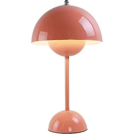 Lampe de table champignon en forme de pot de fleurs, luminaire LED chaleureux pour salon, chambre, bureau, design créatif moderne, décoration élégante, éclairage d'ambiance, 1 pièce. (1/5)