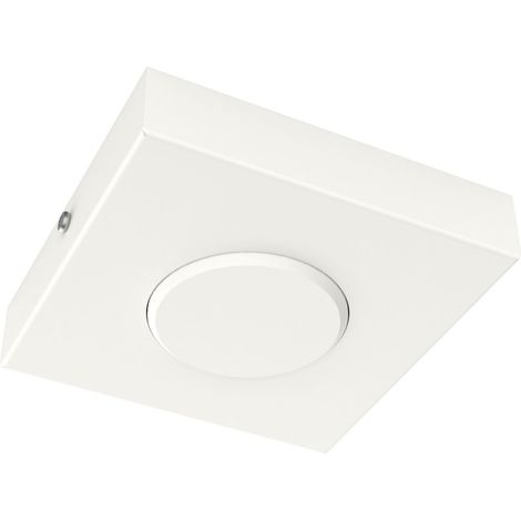 LUMICOM RIVER SQUARE Plafoniera, 1x GX53, max 8W, metallo, bianco opaco, 15x15cm (1/3)