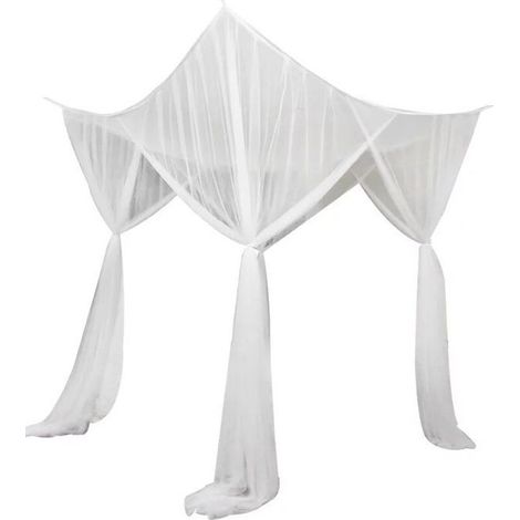 Zanzariera a maglia fine, adatta per uso interno, con ganci per una facile installazione. (200 x 220 x 250 cm) (1/5)