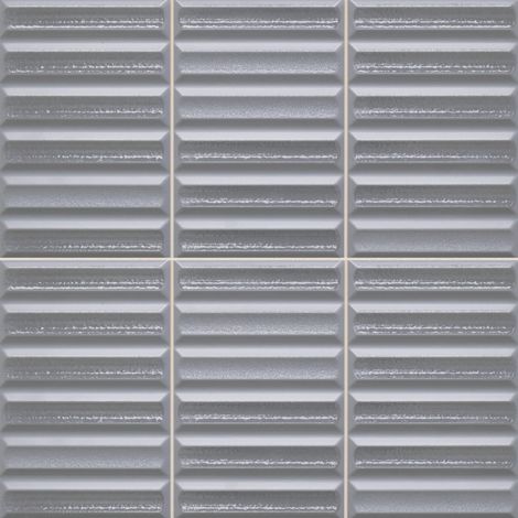 Carrelage 3D Gris Foncé 40x20x1,4 cm Movira - Mur intérieur (vendu par carton de 0,72 m²) - RO'MA CARRELAGE
