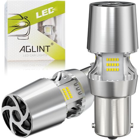 1156 P21W LED Ampoule CANBUS 54SMD pour Feu de Recul DRL Blanc 2Pcs (1/5)