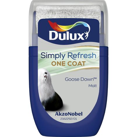 Dulux Simply Refresh One Coat Matt Tester Pot - 30ml - Goose Down