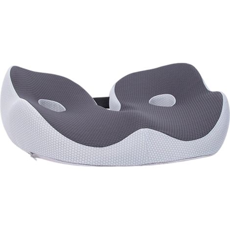 Coussin fessier, coussin coccygien, coussin de chaise de soulagement de la tubérosité ischiatique en mousse à mémoire de forme, adapté au bas du dos, aux cuisses, aux articulations de la hanche et aux (1/5)