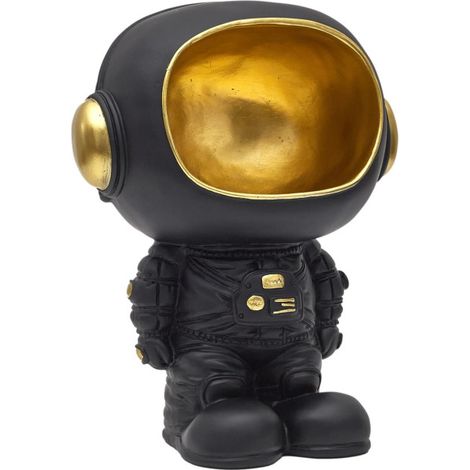 Vide-Poche Statue "Astronaute" 28cm Noir (1/5)