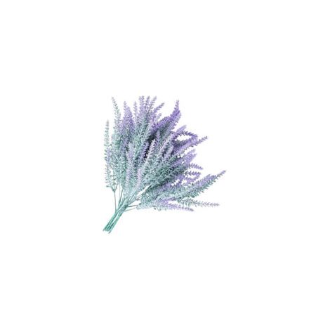 Lot de 4 lavandes artificielles floquées – EINNENFFER – Décoration maison, bureau et mariage, texture douce, violette, élégante et durable (1/5)