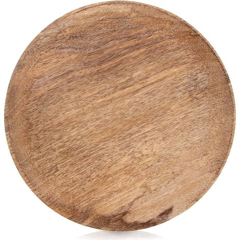Mango wood round serving platter 25 cm 235492478 (1/5)