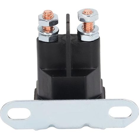 Solénoïde de relais de démarreur de tracteur de pelouse DC 12V, étanche, anti-poussière, résistant à la corrosion et à l'usure, en cuivre (1/5)