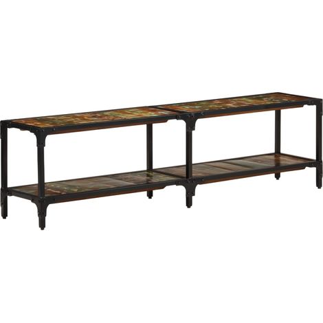 TV-Schrank 150x30x41 cm Altholz Massiv