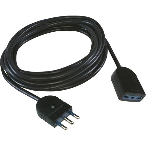 PROLUNGA ELETTRICA  LINEARE  MT5 16A 2P+T NERO