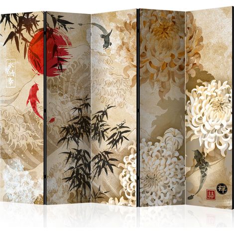 Paravento - Fish Dance II [Room Dividers] - 225x172 (1/4)