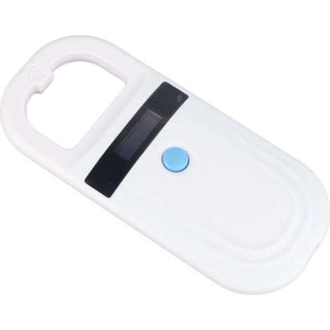 Lector de microchips para mascotas (perros, caballos, gatos, cerdos) – Pantalla de alta resolución – 3,7 V (1/5)