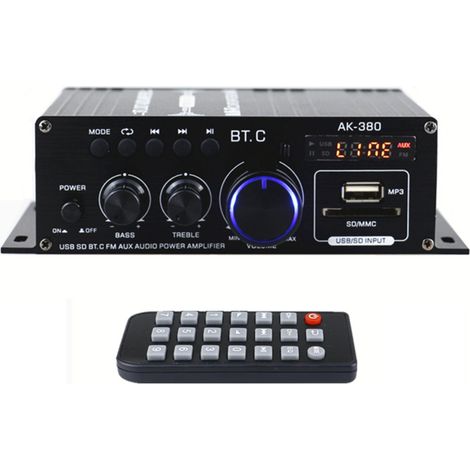 AK380 40W+40W Mini-tragbarer Audioverstärker, ideal für Auto und Zuhause. (1/5)