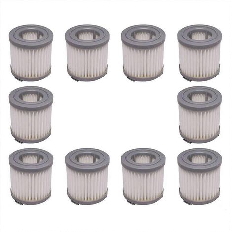 HEPA-Filter für Staubsauger, kompatibel, leistungsstark, inklusive Staubbeutel und Schaumstoffeinlage, für effiziente Reinigung, weiß, 3er-Pack, für den Hausgebrauch (1/5)