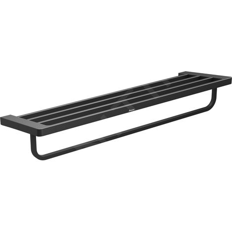 Ravak 10° - Étagère avec porte-serviettes, 63 cm, noir X07P563 (1/3)