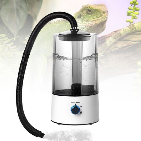 Humidificateur d'air pour reptiles - 4 l - Grande machine à fumée pour terrarium - Avec tube rétractable - Brumisateur ultra silencieux - Pour reptiles, amphibiens, plantes humides (1/5)