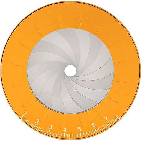 Gabarit de Cercle Ajustable Réutilisable en Acier Inoxydable – Diamètre Max 12,5 cm, Réglage Rotatif Sens Horaire/Antihoraire, pour Gravure, Sculpture et Travail du Bois (1/5)