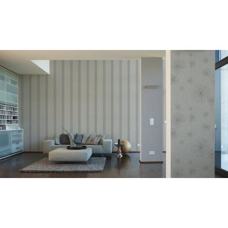 A.S. Creation Papier peint Jade grisaille metallise 10,05 m x 0,53 m 858955