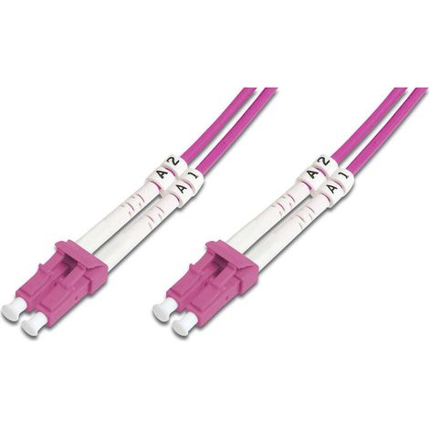 DIGITUS cable de interconexion - 1 m - violeta erika (1/4)
