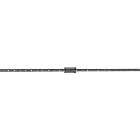 Rail de guidage linéaire miniature MGN9 de 9 mm, rail linéaire de 500 mm et un patin de guidage miniature MGN9H. (1/5)
