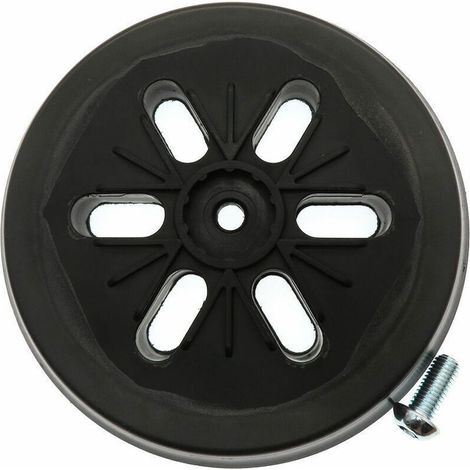 Plateau de ponçage 150 mm pour ponceuse excentrique Bosch GEX 150 AC, PEX 15 AE, GEX 150 Turbo, avec vis (1/4)