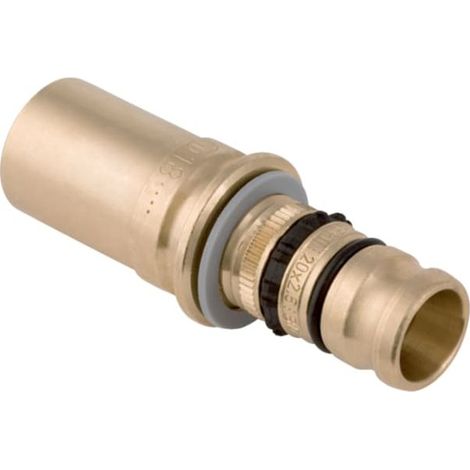 Geberit Mepla transition 602508005 Ø 20 - 18mm, Geberit canon, avec extrémité d’insertion, sur Mapress (1/3)