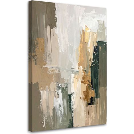 Wandbild Braun beige moderne Abstrakt 40x60 (1/5)