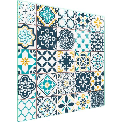 PLACA PROTECTORA DE VIDRIO PARA ESTUFA 50x52 MOSAICO (1/5)