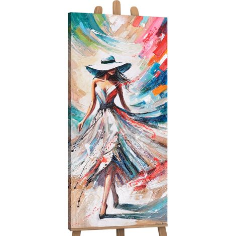 Gemälde Aufsteigende Anmut auf Keilrahmen 115x50 cm (1/5)