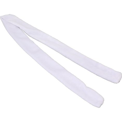 Bandeau bouclé pratique et créatif à faire soi-même, long bandeau antidérapant blanc (1/5)