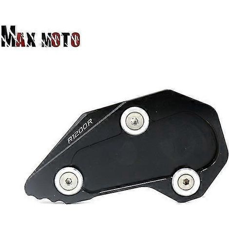 Seitenständer-Verlängerungsplatte für BMW R1200R (2015–2018) – Schwarz (1/5)