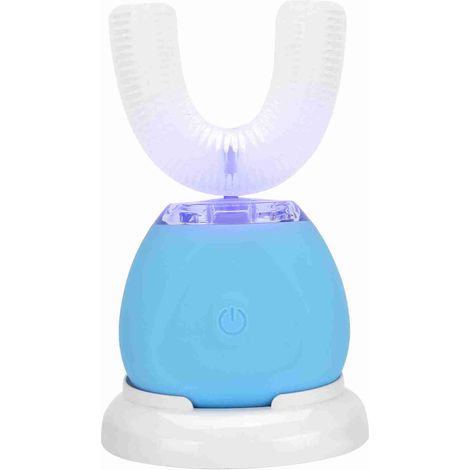 Brosse à dents électrique ultrasonique en forme de U, en silicone, pour adultes et enfants. Brosse à dents blanchissante pour adultes et enfants. (1/5)