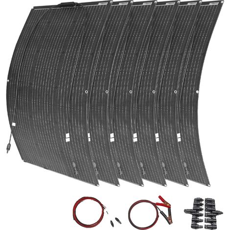 Panneau Solaire, Flexible et Étanche, Haute Efficacité, kit solaire 600w (1/2)