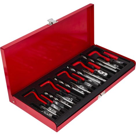 Kit de reparación de roscas para machos de roscar, 131 piezas, KD10590 (1/5)