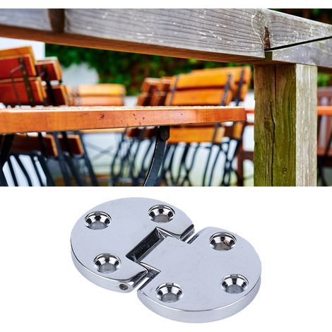 [Paquete de 6 bisagras] Bisagras plegables de aleación de zinc, 46 x 29 mm, herrajes para muebles (1/5)