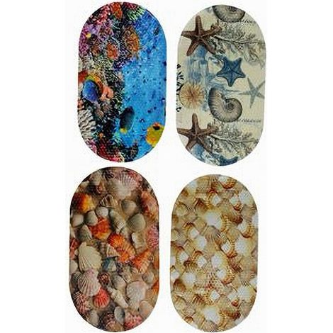 Trade Shop - TEMA MARINO CONCHIGLIE 38X69CM 59501 - (1/2)