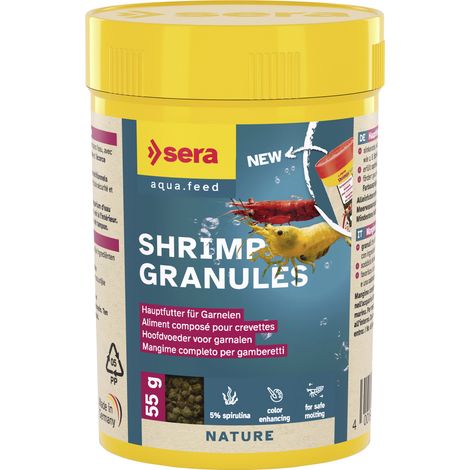 Sera Fischfutter für Garnelen Shrimps Granules 100 ml Fischfutter