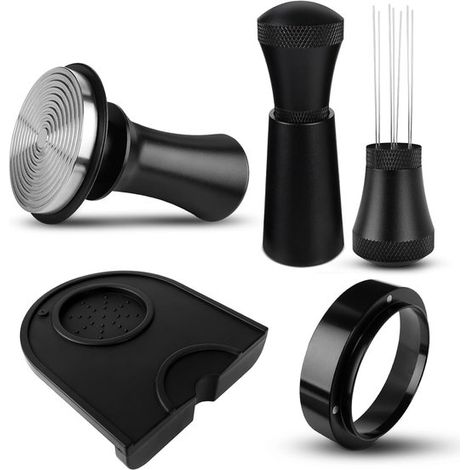 Set pressino per caffè - 51 mm - Accessori per espresso - Acciaio inossidabile e alluminio