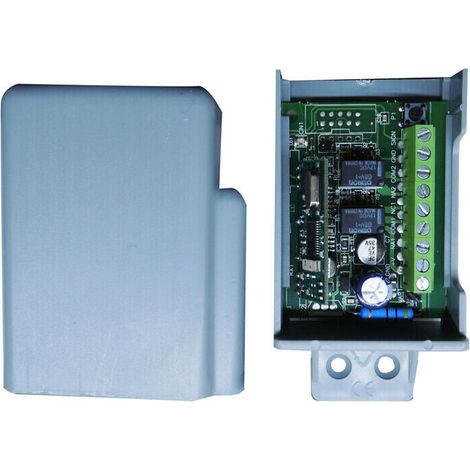 Ricevitore Radio Ricevente Bicanale 2 Canali Con Box 433,92 Mhz 12v 24v Antenna
