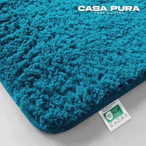 Tapis de bain Sky Uni  Bleu sarcelle 50 x 80 cm