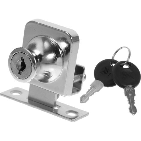Serrure de porte coulissante en verre sans perçage iplusmile (1/5)