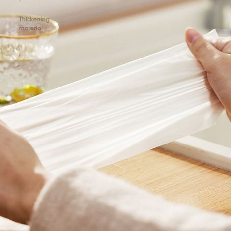 160 Sacs poubelle,Transparent,Plastique résistant 0,45 mil,Capacité 13 gallons,Kitchen et bureau (1/5)