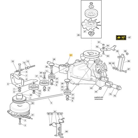 Trasmissione idrostatica ORIGINALE STIGA trattorino tagliaerba 118400990/0 (1/2)